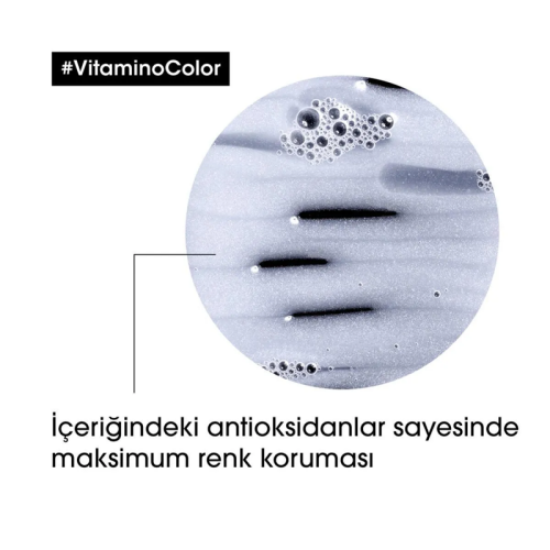 Loreal Professionnel Vitamino Color Boyalı Saçlar için Renk Koruyucu Refill Şampuan 500 ml - 3