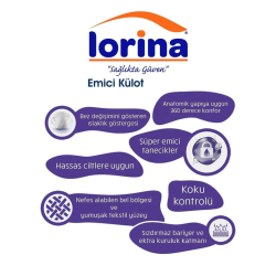 Lorina Emici Külot Hasta Bezi 30 Adet - XL - 2