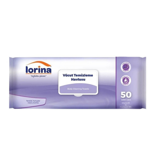 Lorina Vücut Temizleme Havlusu 50 Adet - Lorina
