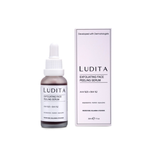 Ludita Cilt Tonu Eşitleyici Yüz Peeling Kırmızı Serum 30 ml - 2