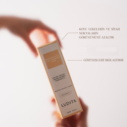 Ludita Gözenek Sıkılaştırıcı Peeling Tonik 200 ml - 3