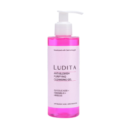 Ludita Lekeli Ciltler için Hibiscus Özlü Arındıcı Yüz Yıkama Jeli 200 ml - 1