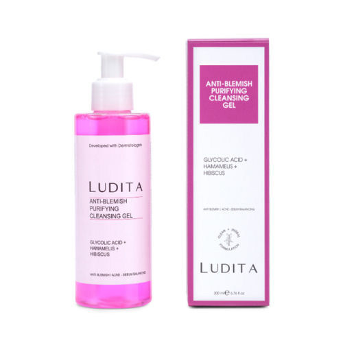 Ludita Lekeli Ciltler için Hibiscus Özlü Arındıcı Yüz Yıkama Jeli 200 ml - 2