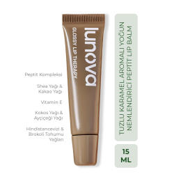 Lunova Tuzlu Karamel Aromalı Peptit Lip Balm 15 ml - 7