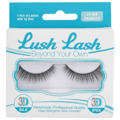 Lush Lash İpek Kirpik 3D Dramatic Lu - 628 - 1