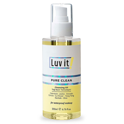 Luv it Bitkisel İçerikli Yağ Bazlı Makyaj Temizleyici 200 ml - Luv it!