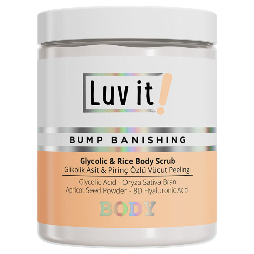 Luv it Glikolik Asit ve Pirinç Özlü Vücut Peelingi 250 ml - Luv it!