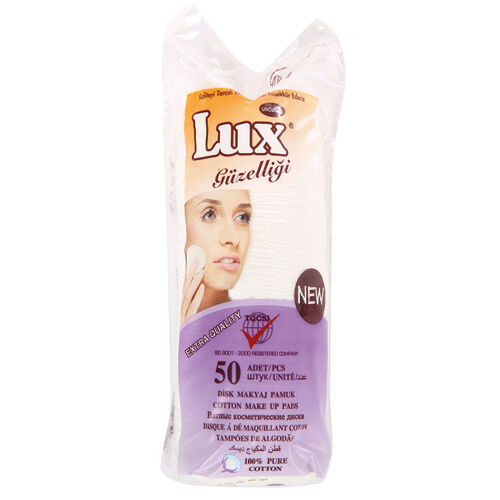 Lux Disk Makyaj Pamuğu 50 Adet - Lux