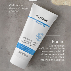 M. Asam CLEAR SKIN Yağlı Ciltler Parlama Karşıtı Arındırıcı %10 Kaolin Kil Maskesi 100 ml - 3