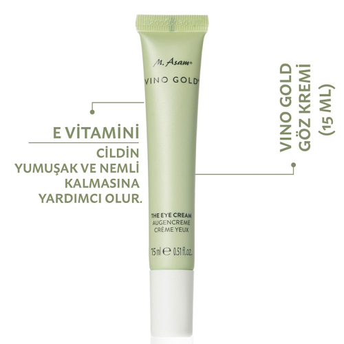M. Asam Vino Gold Kırışıklık Karşıtı Göz Çevresi Kremi 15 ml - 3