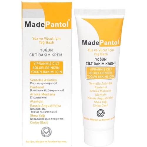 MadePantol Yağ Bazlı Yoğun Cilt Bakım Kremi 50 ml - Dermadolin