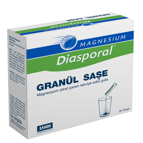 Magnesium Diasporal Granul Saşe 20 Poşet - 1