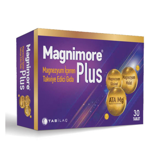 Magnimore Plus Magnezyum İçeren Takviye Edici Gıda 30 Tablet - 1