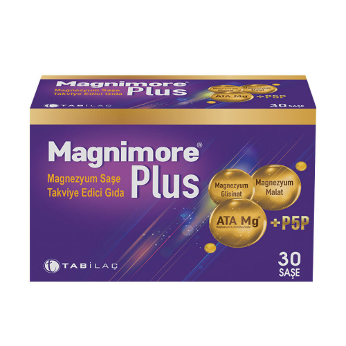 Magnimore Plus Takviye Edici Gıda 30 Saşe - TAB İlaç Sanayi A.Ş