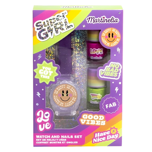 Martinelia Super Girl Watch And Nails Set - Martinelia