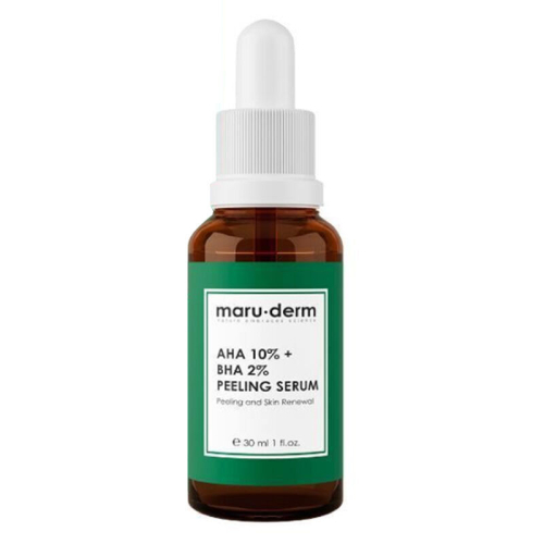 Maruderm AHA %10 + BHA %2 Peeling Maske Cilt Bakım Serumu 30 ml - Maruderm