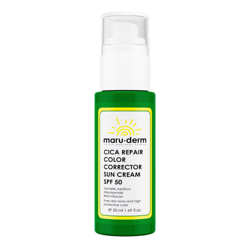 Maruderm Cica Spf 50 Cilt Tonu Eşitlemeye Yardımcı Güneş Kremi 50 ml - Maruderm