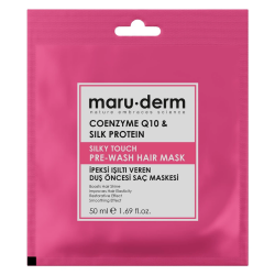 Maruderm Coenzyme Q10 and Silk Protein Duş Öncesi Saç Maskesi 50 ml - 1