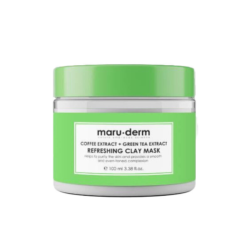Maruderm Kahve ve Yeşil Çay Özü Tazeleyici Kil Maskesi 100 ml - 1