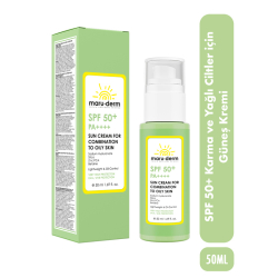 Maruderm Spf 50 Karma ve Yağlı Ciltler İçin Güneş Kremi 50 ml - 2