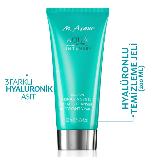 M. Asam Aqua Intense Nemlendirici Hyaluronlu Yüz Temizleme Jeli 200 ml - Hassas Ciltler - 2