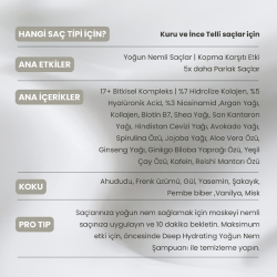 Matsu Deep Hydrating Besleyici ve Nemlendirici Saç Maskesi 350 ml - 5