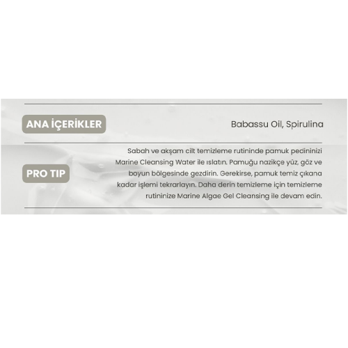 Matsu Marine Algae Arındırıcı Micellar Yüz Temizleme Suyu 250 ml - 5