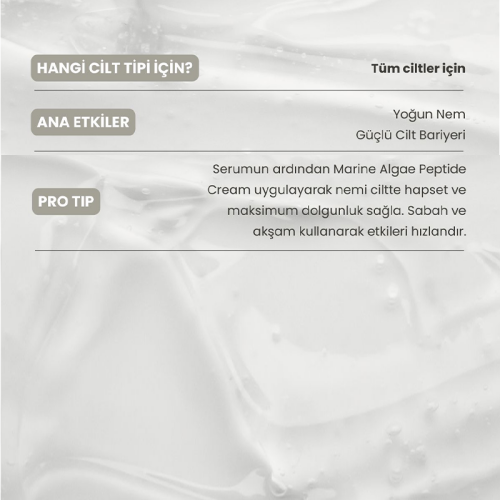 Matsu Marine Algae Hyalüronik Asit Serum 30 ml - 4