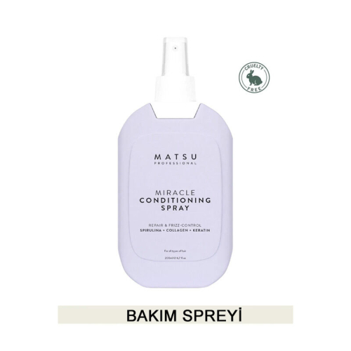 Matsu Miracle Conditioning Elektriklenme Karşıtı Kolay Tarama Saç Spreyi 200 ml - 5