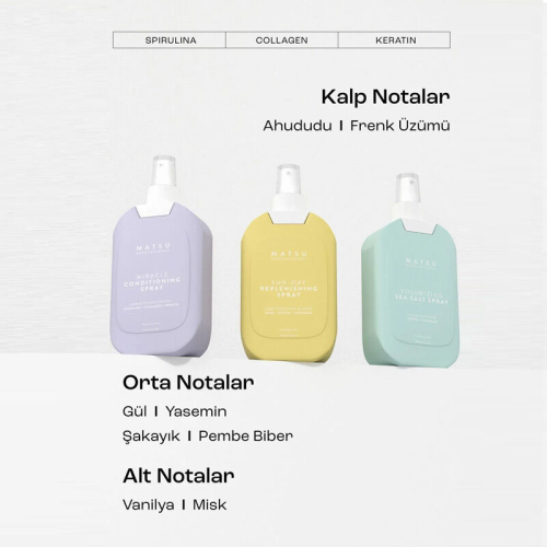 Matsu Miracle Conditioning Kolay Tarama Spreyi Seyahat Boy 100 ml - 7