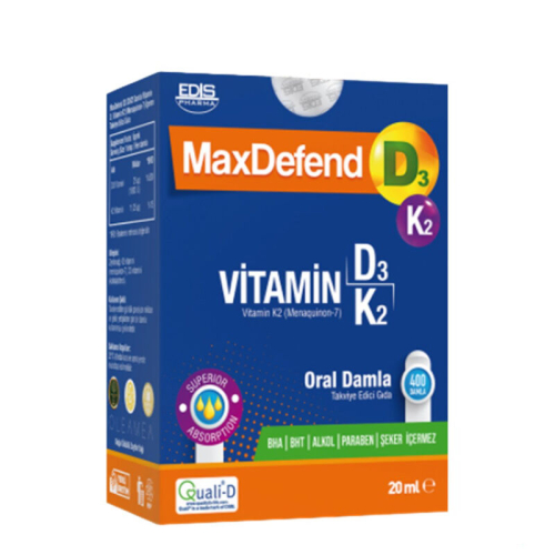 MaxDefend Oral Damla Takviye Edici Gıda 20 ml - Edis Pharma