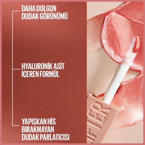 Maybelline Lifter Lip Gloss 5.4 ml - 002 ICE - 10