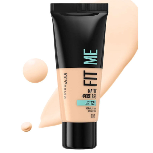 Maybelline New York Fit Me Matte+Poreless Fondöten 30 ml - 104 Soft Ivory - 2