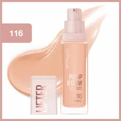 Maybelline New York Lifter Niasinamid ve Hyalüronik Asit İçeren Aydınlatan Fondöten - 116 - 2
