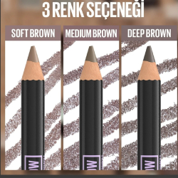 Maybelline New York Quick Shaper 05 Deep Brown Kaş Şekillendirici Kalem - 2