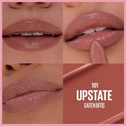 Maybelline New York Serum Etkili Hyalüronik Asit ve Besleyici Yağ İçeren Ruj - 101 Upstate - 3