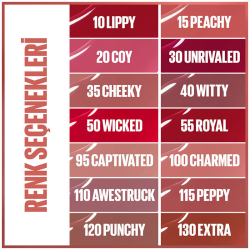 Maybelline New York Super Stay Vinyl Ink Likit Parlak Ruj - 100 Charmed - 5