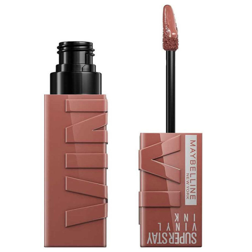 Maybelline New York Super Stay Vinyl Ink Likit Parlak Ruj - 120 Punchy - Maybelline