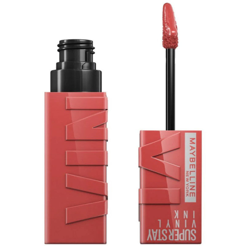 Maybelline New York Super Stay Vinyl Ink Likit Parlak Ruj - 15 Peachy - Maybelline