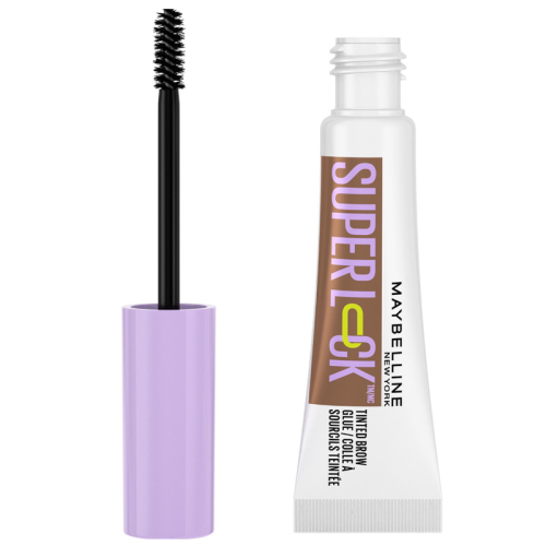 Maybelline Super Lock Brow Glue Kaş Sabitleyici Maskara - Deep Brown 7 ml - Maybelline