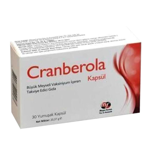 Mega Farma Cranberola 30 Yumuşak Kapsül - Mega Farma
