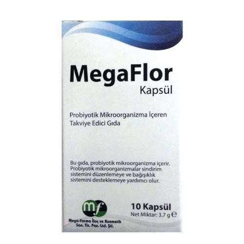 MegaFlor Takviye Edici Gıda 10 Kapsül - Mega Farma