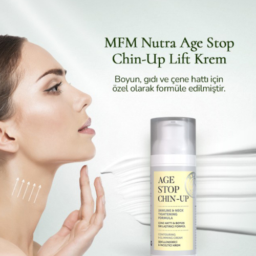MFM COSMECEUTICALS Age Stop Chin-Up Çene ve Boyun Sıkılaştırıcı Krem 50 ml - 5