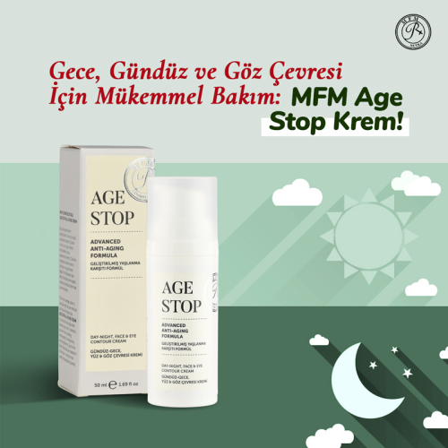 MFM COSMECEUTICALS Age Stop - Yaşlanma Karşıtı Krem 50 ml - 4