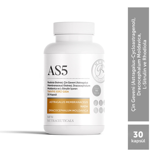 MFM NUTRACEUTICALS AS5 Kapsül Takviye Edici Gıda - 30 Bitkisel Kapsül - 2