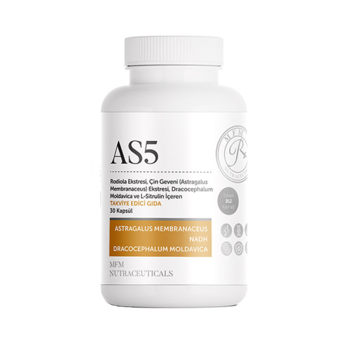 MFM NUTRACEUTICALS AS5 Kapsül Takviye Edici Gıda - 30 Bitkisel Kapsül - MFM