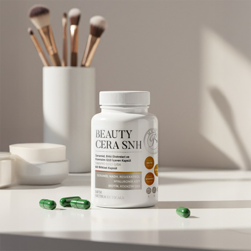 MFM NUTRACEUTICALS Beauty Cera SNH Kapsül Takviye Edici Gıda - 60 Bitkisel Kapsül - 6