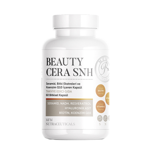 MFM NUTRACEUTICALS Beauty Cera SNH Kapsül Takviye Edici Gıda - 60 Bitkisel Kapsül - MFM