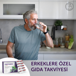 MFM NUTRACEUTICALS Protamen Bitki Ekstreleri İçeren Takviye Edici Gıda - 30 Bitkisel Kapsül - 6