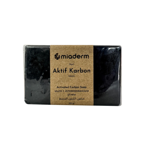 Miaderm Aktif Karbon Özlü Yağ Dengeleyici Cilt Bakım Sabunu 125gr - 1